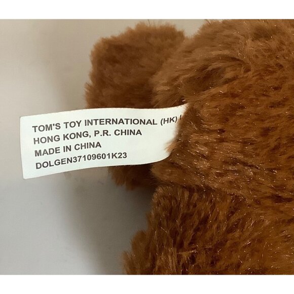 Tom's Toy International Easter Bunny Rabbit Plush Toy Fuzzy 6.5" Stuffed Animal - Picture 4 of 5